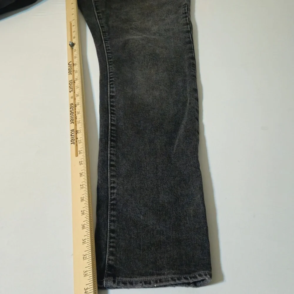 Madewell Jeans Mens‎ 34x34 Black Slim Fit Faded Dark Wash Denim Pants